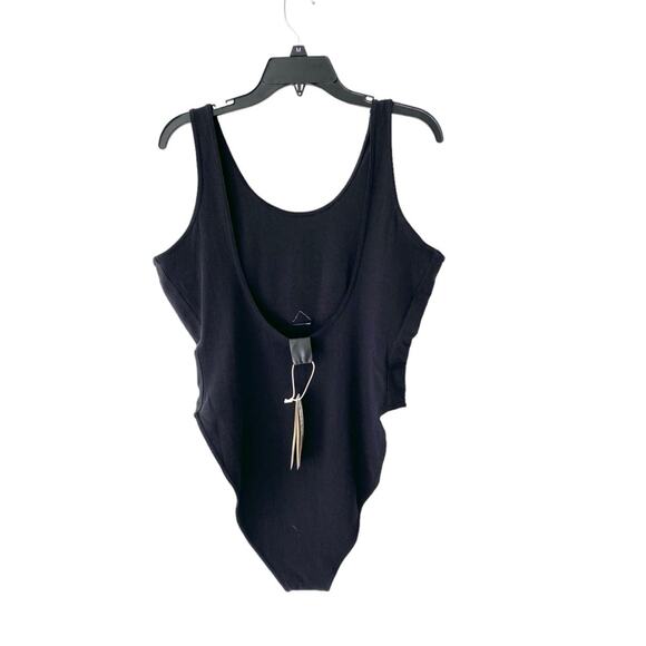 Adidas Black Rib Black Bodysuit NWTS size Large - Picture 7 of 11